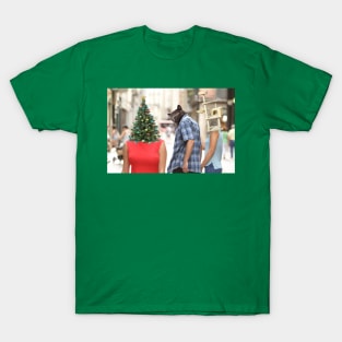 Cat Christmas meme T-Shirt